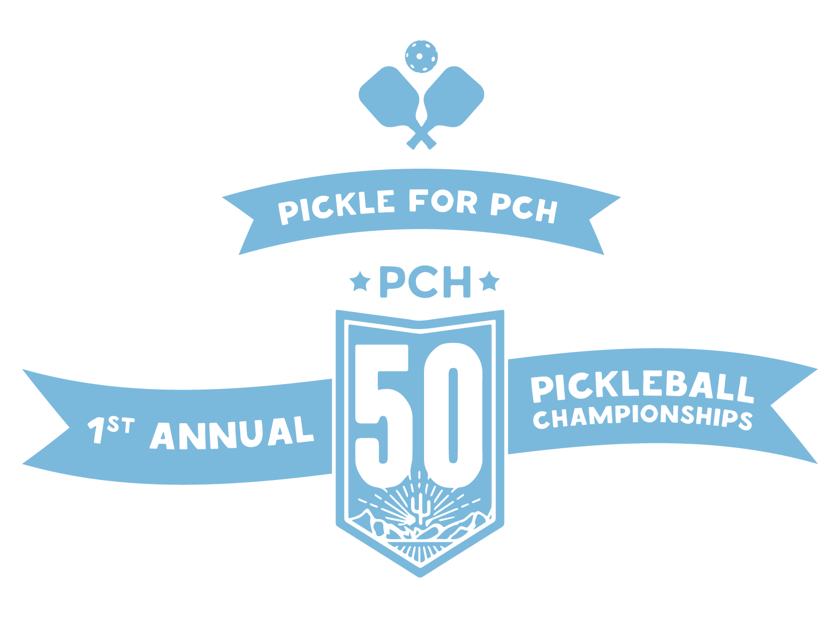 PCH50 Pickleball Tournament Logo
